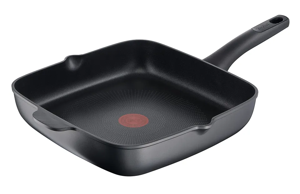 tefal-ultimate-e23540-tiefe-vierecks-bratpfanne-aluminiumguss-induktion-titanium image 1