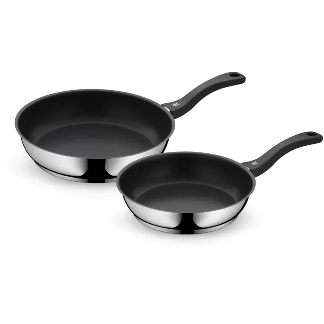 wmf-devil-pfannen-set-2-teilig-induktion-bratpfannen-24-cm-28-cm-cromargan-antih image 1