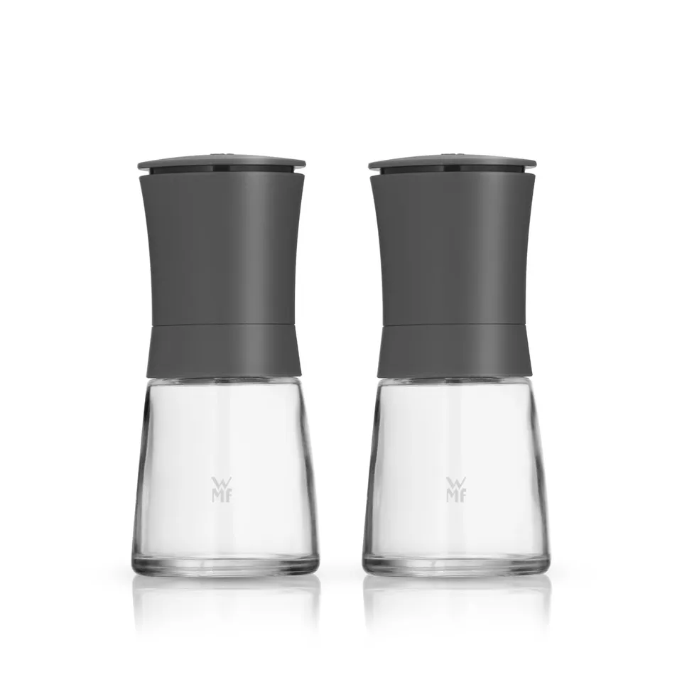wmf-trend-m-hlenset-2-teilig-salz-und-pfefferm-hle-unbef-llt-glasbeh-lter-kerami image 1