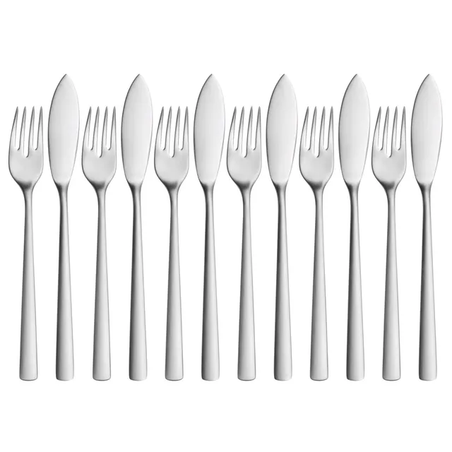 wmf-corvo-fischbesteck-12-teilig-f-r-6-personen-fischgabeln-und-fischmesser-crom image 1