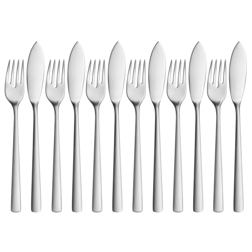 wmf-corvo-fischbesteck-12-teilig-f-r-6-personen-fischgabeln-und-fischmesser-crom image 1