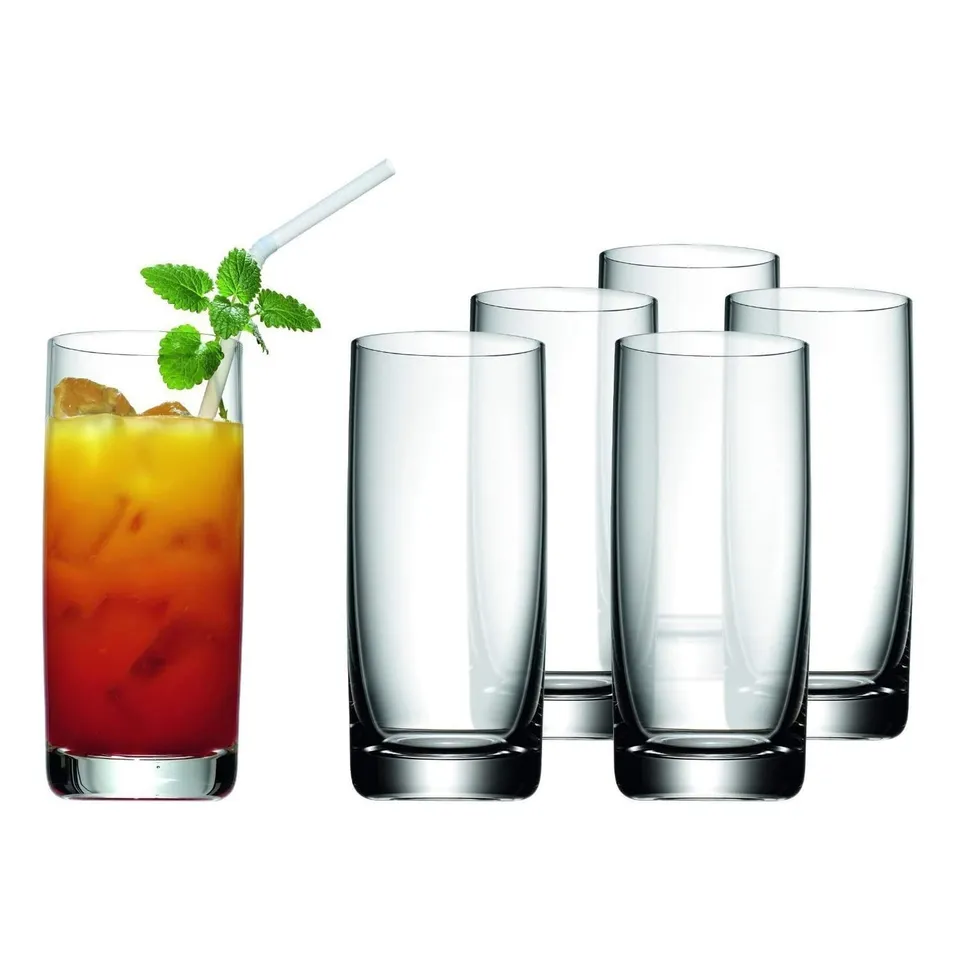 wmf-easy-longdrinkgl-ser-set-6-teilig-cocktailglas-350-ml-kristallglas-aquadurit image 1