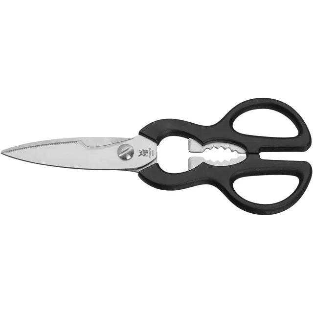 wmf-k-chenschere-21-cm-mit-s-geschliff-allzweckschere-mit-flaschen-ffner-edelsta image 1