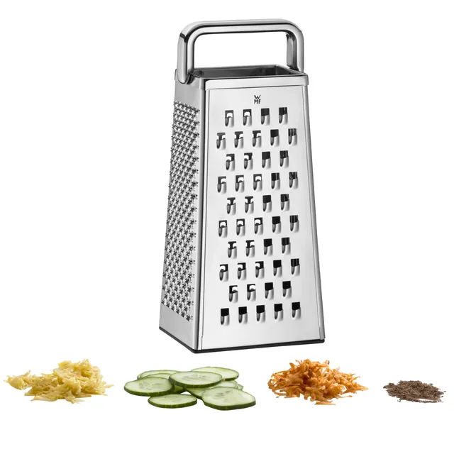 wmf-top-tools-vierkantreibe-28-5-cm-kartoffelreibe-und-gurkenhobel-cromargan-ede image 1