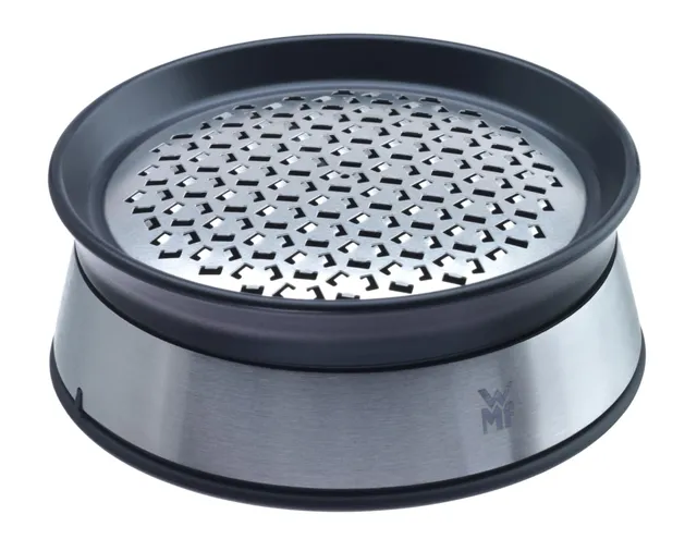 wmf-kitchen-classics-ingwerreibe-mit-auffangbeh-lter-feine-k-chenreibe-9-cm-crom image 1