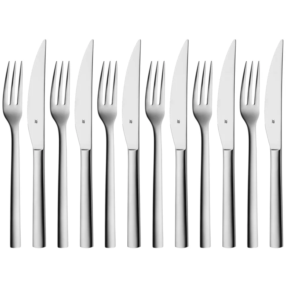 wmf-nuova-steakbesteck-12-teilig-set-f-r-6-personen-steakgabel-und-steakmesser-c image 1