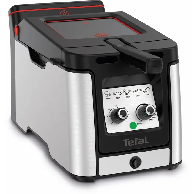 tefal-clear-duo-fritteuse-fr600d-1-2-kg-kapazit-t-thermostat-timer-beschlagfreie image 1