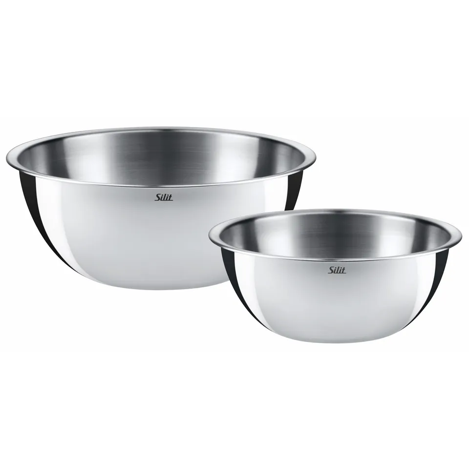silit-sch-sselset-2-teilig-edelstahlsch-sseln-16-cm-20-cm-stapelbar-hitzebest-nd image 1