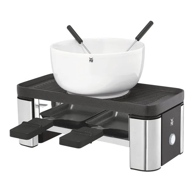 wmf-k-chenminis-raclette-und-schokofondue-f-r-2-personen-370-w-mit-wendbarer-ant image 1