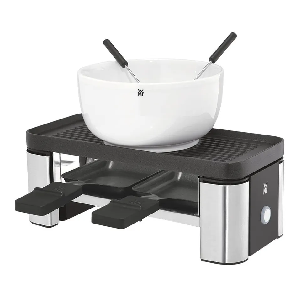 wmf-k-chenminis-raclette-und-schokofondue-f-r-2-personen-370-w-mit-wendbarer-ant image 1