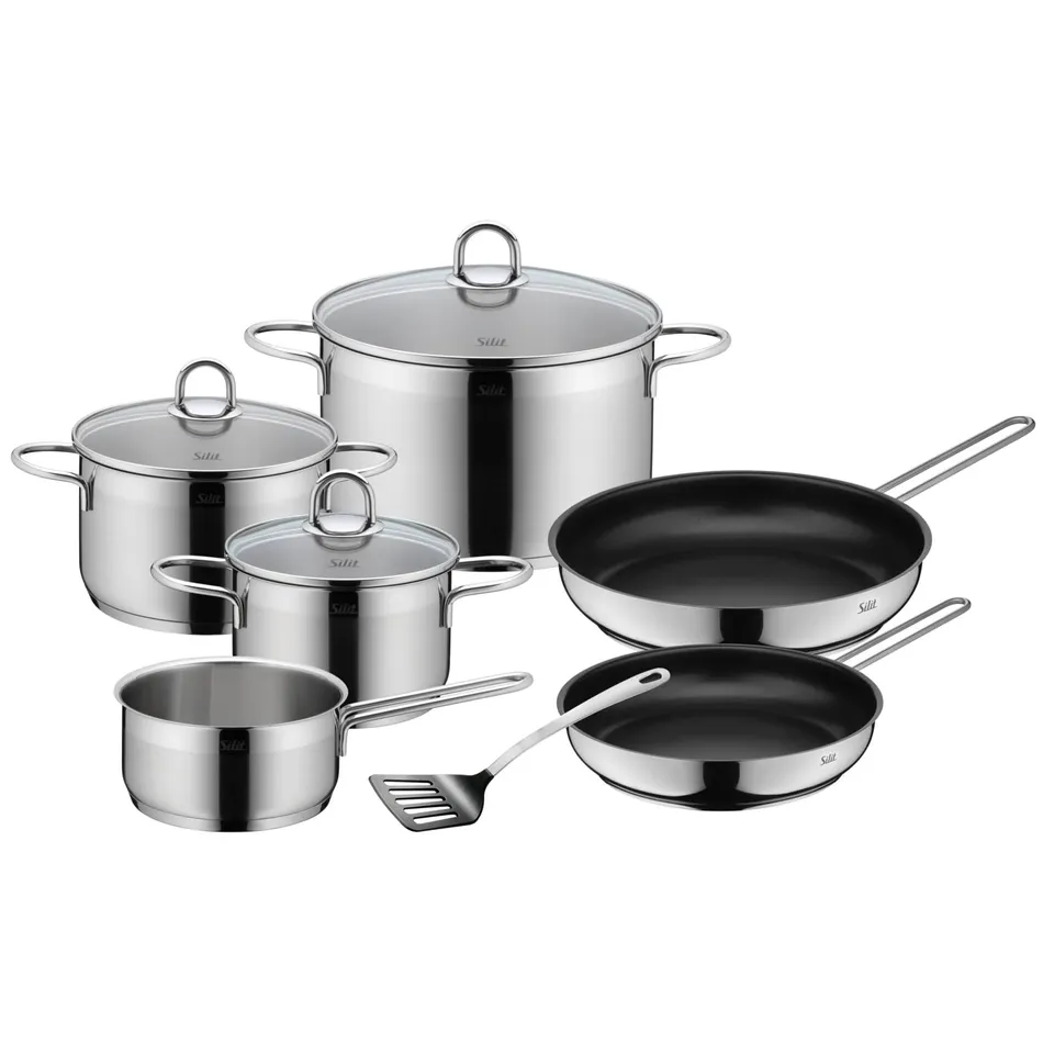 silit-diamant-topfset-induktion-7-teilig-kochtopf-set-mit-glasdeckeln-2-pfannen- image 1