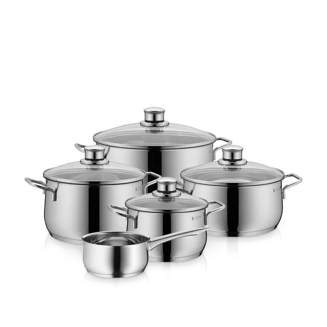 wmf-diadem-plus-topfset-induktion-5-teilig-kochtopf-set-mit-glasdeckeln-cromarga image 1