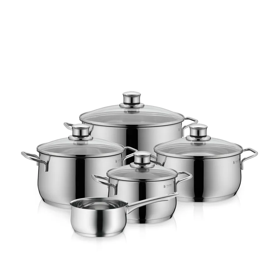 wmf-diadem-plus-topfset-induktion-5-teilig-kochtopf-set-mit-glasdeckeln-cromarga image 1