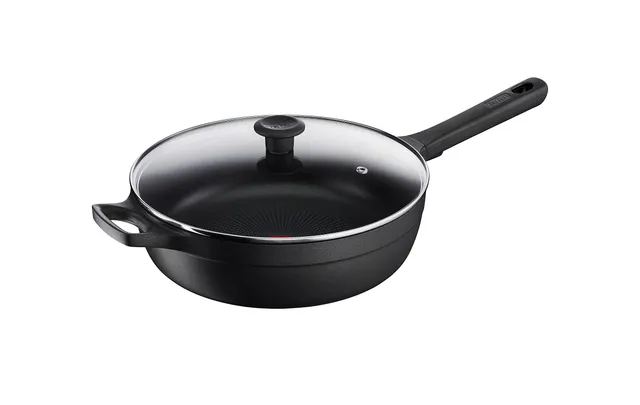 tefal-trattoria-pro-g61237-schmorpfanne-28-cm-mit-deckel-aluguss-titanium-2x-ant image 1