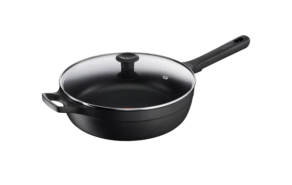 tefal-trattoria-pro-g61237-schmorpfanne-28-cm-mit-deckel-aluguss-titanium-2x-ant image 1