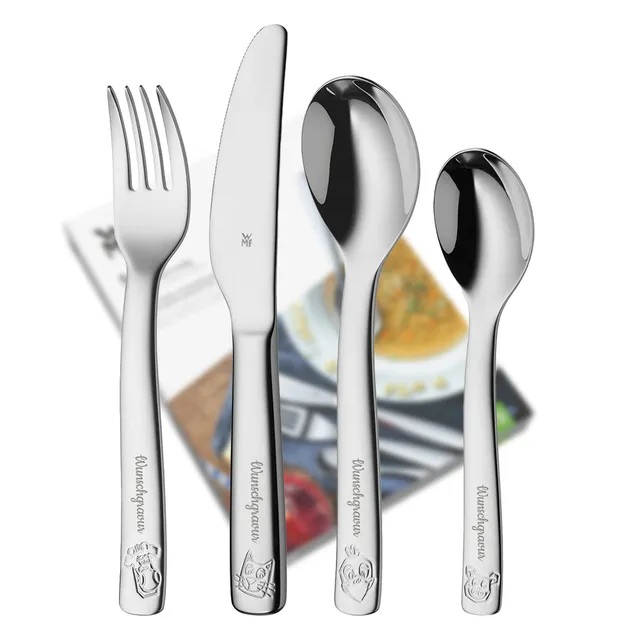 wmf-kinderbesteck-farm-mit-gravur-4-teilig-cromargan-edelstahl-18-10-mit-individ image 1