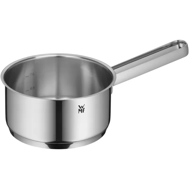 wmf-belmonte-stielkasserolle-16-cm-ohne-deckel-1-5-l-kochtopf-aus-cromargan-edel image 1