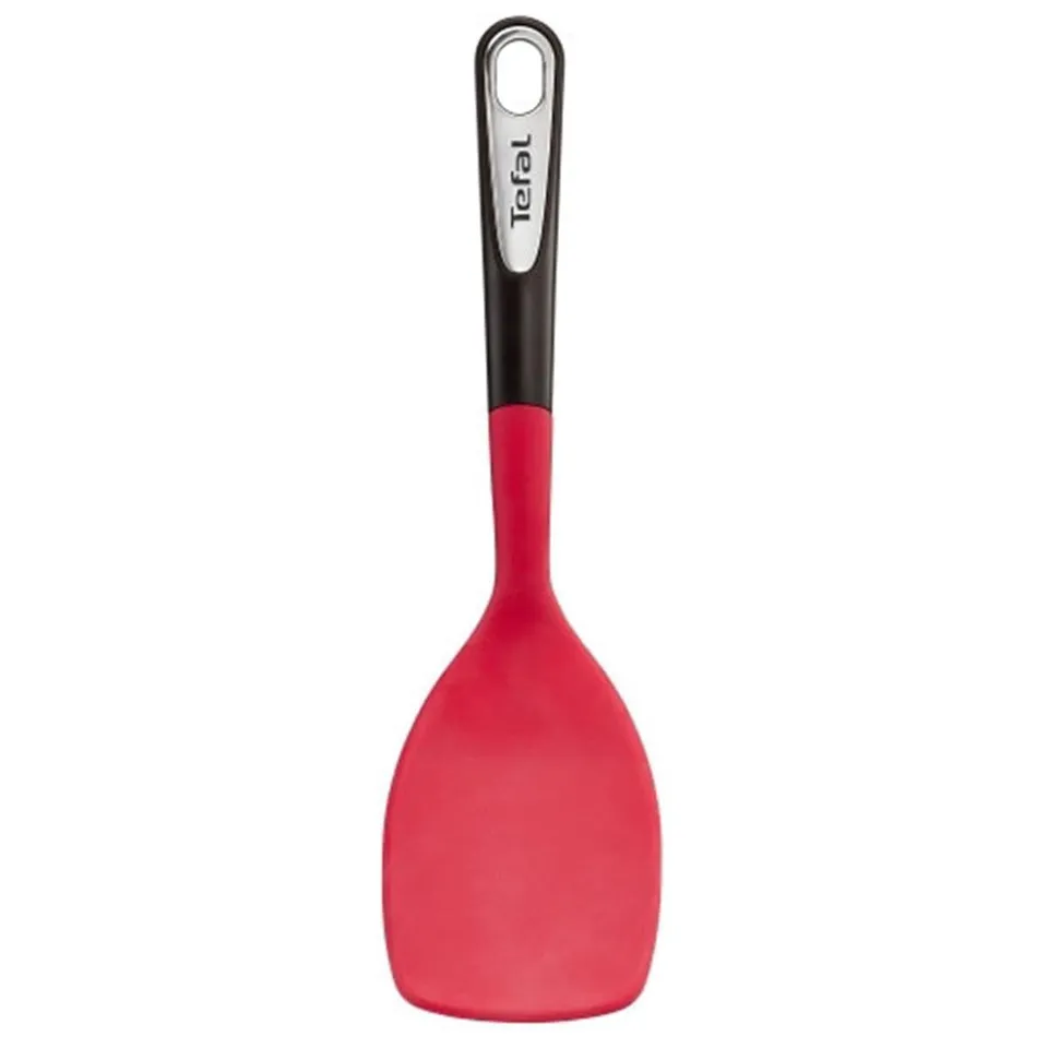 tefal-ingenio-pfannenwender-k20645-kunststoff-wender-rot-schwarz-mit-silikonring image 1