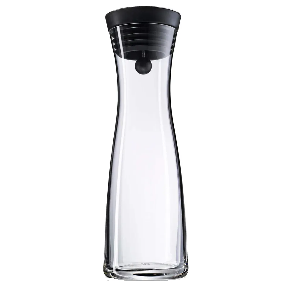 wmf-basic-wasserkaraffe-1-liter-glaskaraffe-mit-closeup-verschluss-silikondeckel image 1