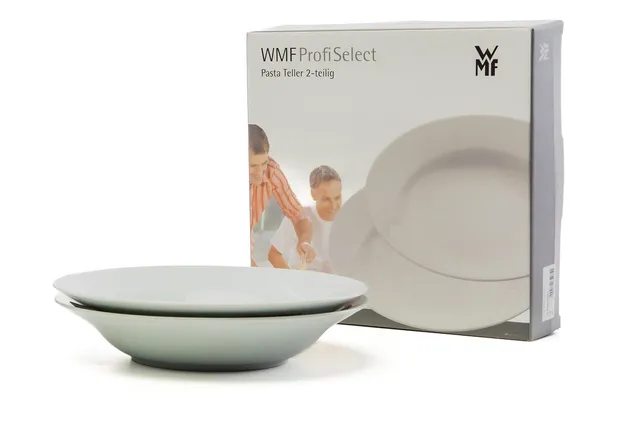 wmf-pastateller-30-cm-2-teilig-transparenter-porzellanteller-aus-der-profi-selec image 1