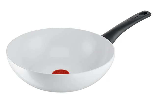 tefal-ceramic-control-wokpfanne-28-cm-induktion-c41719-mineralische-keramikversi image 1