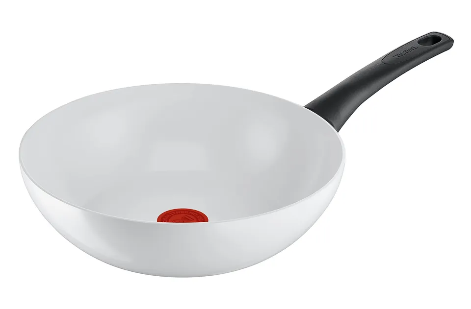 tefal-ceramic-control-wokpfanne-28-cm-induktion-c41719-mineralische-keramikversi image 1