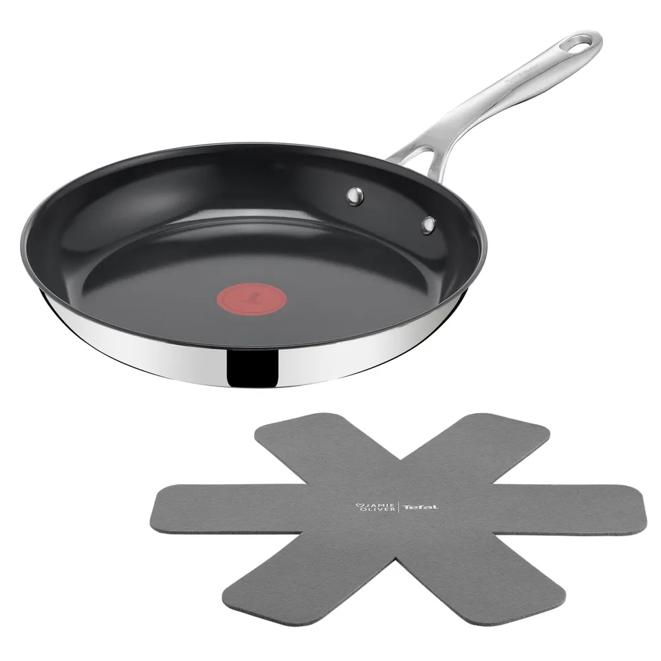 tefal-jamie-oliver-by-direct-cook-bratpfanne-28-cm-edelstahl-keramische-antihaft image 1