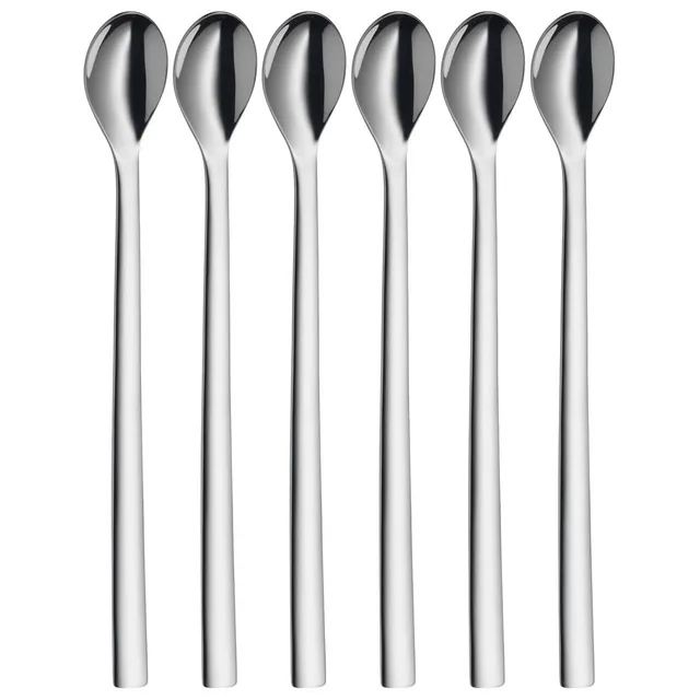 wmf-nuova-longdrinkl-ffel-6-teilig-22-cm-cromargan-edelstahl-poliert-sp-lmaschin image 1