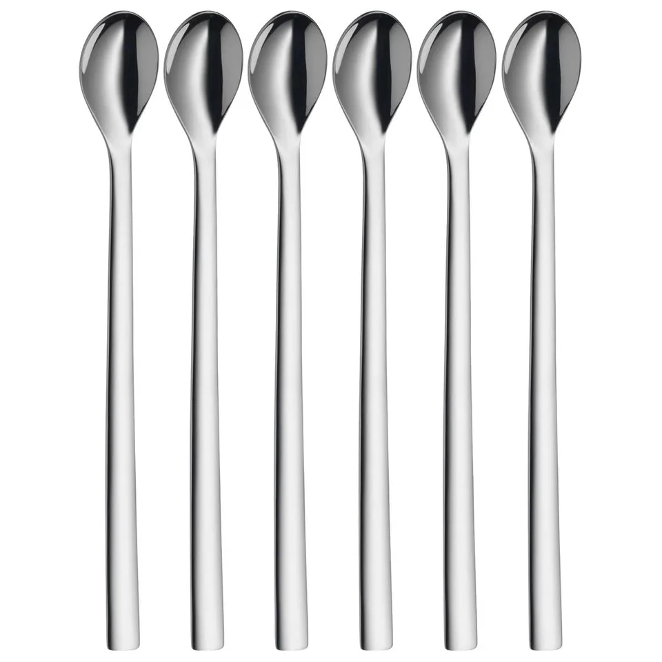 wmf-nuova-longdrinkl-ffel-6-teilig-22-cm-cromargan-edelstahl-poliert-sp-lmaschin image 1