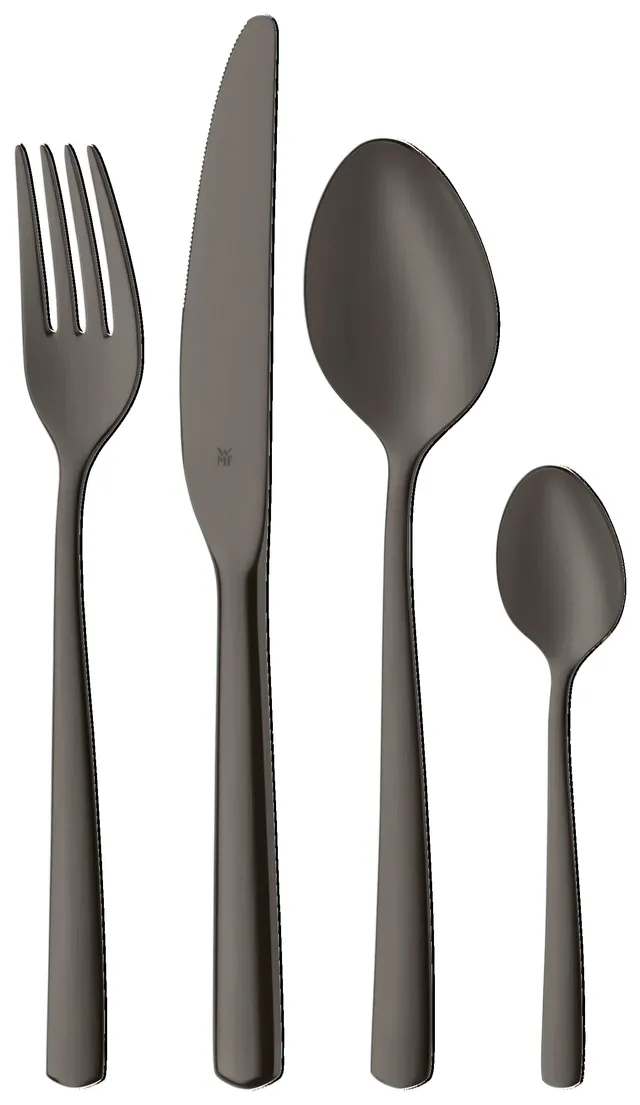 wmf-boston-black-besteckset-24-teilig-f-r-6-personen-cromargan-edelstahl-18-10-s image 1