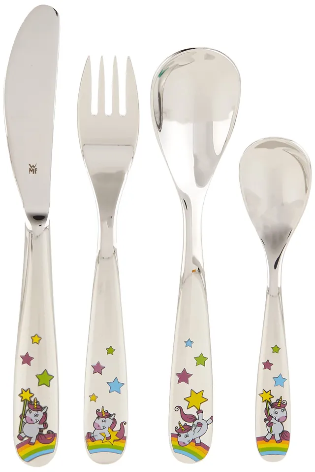wmf-einhorn-kinderbesteck-set-4-teilig-f-r-kinder-3-9-jahre-cromargan-edelstahl- image 1