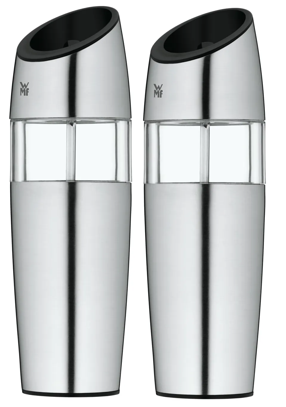 wmf-elektrische-kippm-hle-set-2-teilig-salz-und-pfefferm-hle-20-cm-cromargan-mat image 1