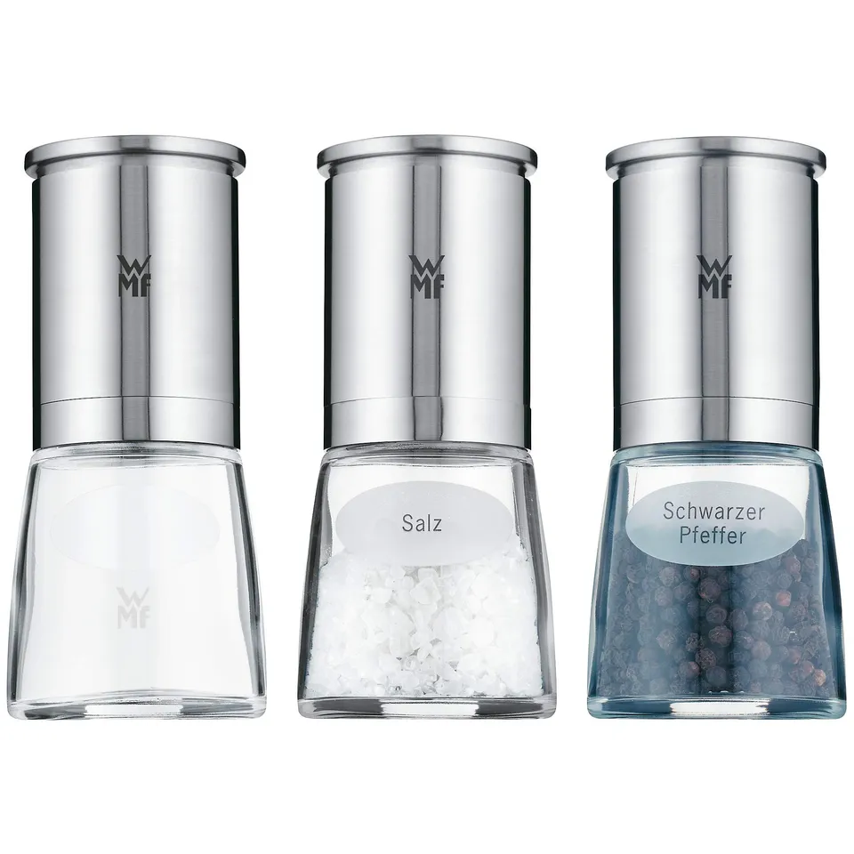 wmf-de-luxe-salz-und-pfefferm-hle-set-3-teilig-bef-llt-cromargan-edelstahl-matt- image 1