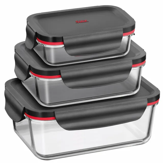 silit-storio-vorratsdosen-set-3-teilig-glasbeh-lter-mit-luftdichtem-deckel-bpa-f image 1