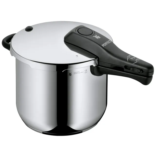 wmf-perfect-schnellkochtopf-6-5-l-mit-dichtungsring-induktion-cromargan-edelstah image 1