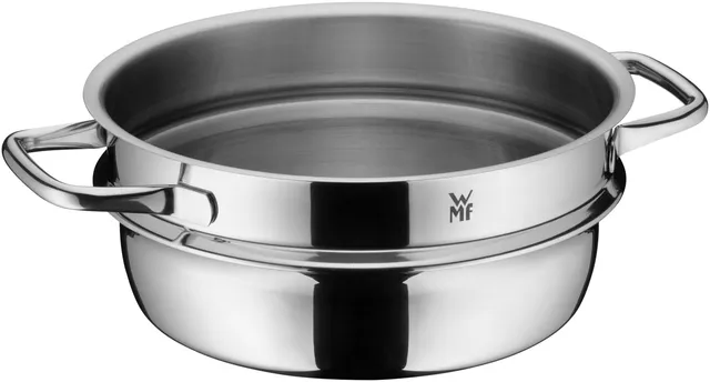 wmf-fusiontec-compact-gem-se-kartoffeld-mpfer-22-cm-dampfgarer-einsatz-cromargan image 1