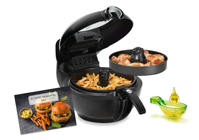 tefal-actifry-genius-xl-2in1-yv9708-hei-luftfritteuse-mit-r-hrarm-1-7-kg-f-r-8-p image 1