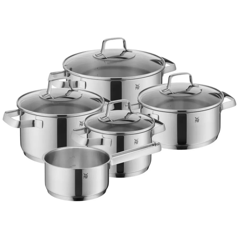 wmf-belmonte-topfset-5-teilig-induktions-kochtopf-set-mit-glasdeckel-cromargan-e image 1