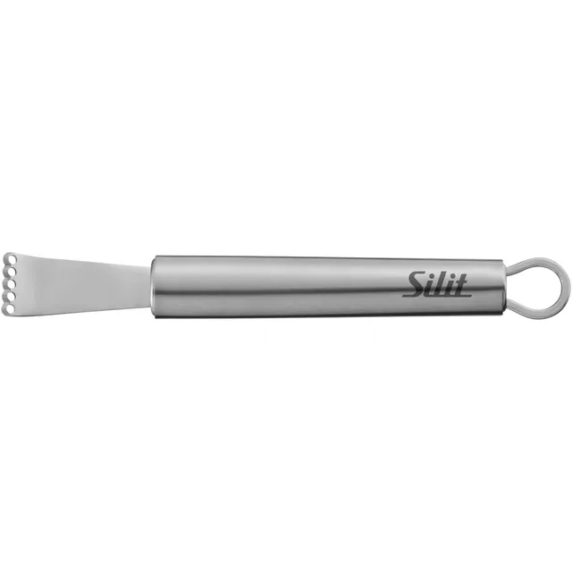 silit-classic-line-zitronenschaber-zestenreisser-14-5-cm-edelstahl-18-10-poliert image 1