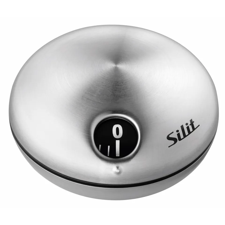 silit-puk-kurzzeitwecker-magnetischer-k-chentimer-eieruhr-aus-edelstahl-18-10-ei image 1