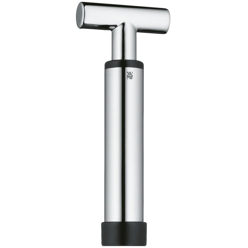 wmf-vino-weinpumpe-mit-2-verschl-ssen-15-8-cm-cromargan-edelstahl-wine-saver-vak image 1