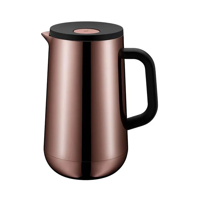 wmf-impulse-isolierkanne-1-l-thermoskanne-vintage-kupfer-druckverschluss-glasein image 1