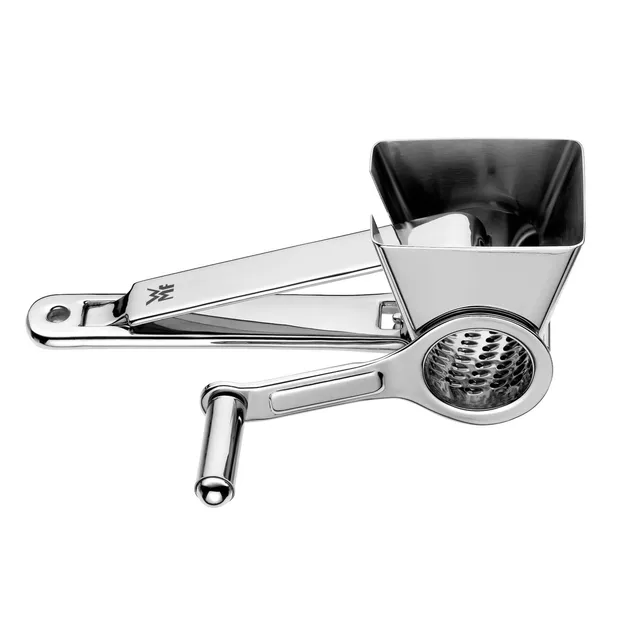 wmf-gourmet-parmesanreibe-mit-kurbel-18-cm-k-sereibe-parmesanm-hle-aus-edelstahl image 1