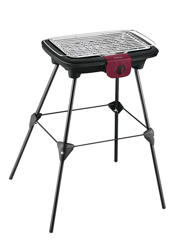 tefal-easygrill-bg90f5-elektrischer-standgrill-2300-w-mit-standf-en-f-r-drau-en- image 1