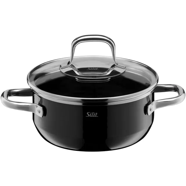 silit-elegance-line-kochtopf-16-cm-mit-glasdeckel-bratentopf-1-3-l-f-r-induktion image 1