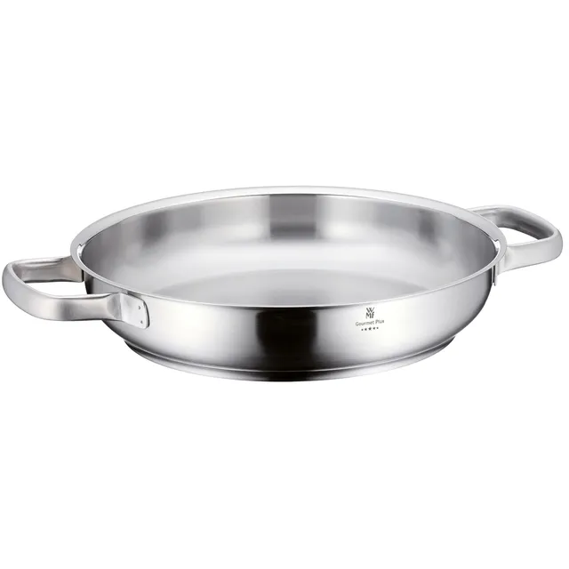 wmf-gourmet-plus-servier-bratpfanne-28-cm-induktion-unbeschichtete-edelstahlpfan image 1