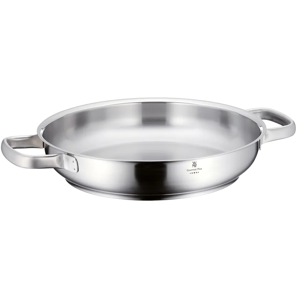 wmf-gourmet-plus-servier-bratpfanne-28-cm-induktion-unbeschichtete-edelstahlpfan image 1