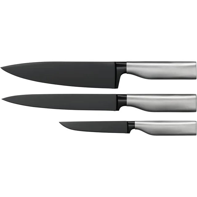 wmf-ultimate-black-messerset-3-teilig-made-in-germany-diamond-cut-geschmiedete-k image 1
