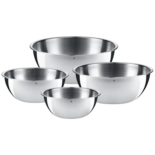 wmf-gourmet-sch-ssel-set-4-teilig-cromargan-edelstahl-1-0-3-5-l-stapelbar-mit-sc image 1