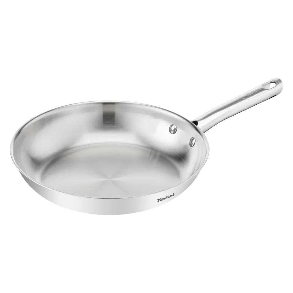 tefal-duetto-on-bratpfanne-28-cm-unversiegelt-b8660634-edelstahl-mit-w-rmediffus image 1